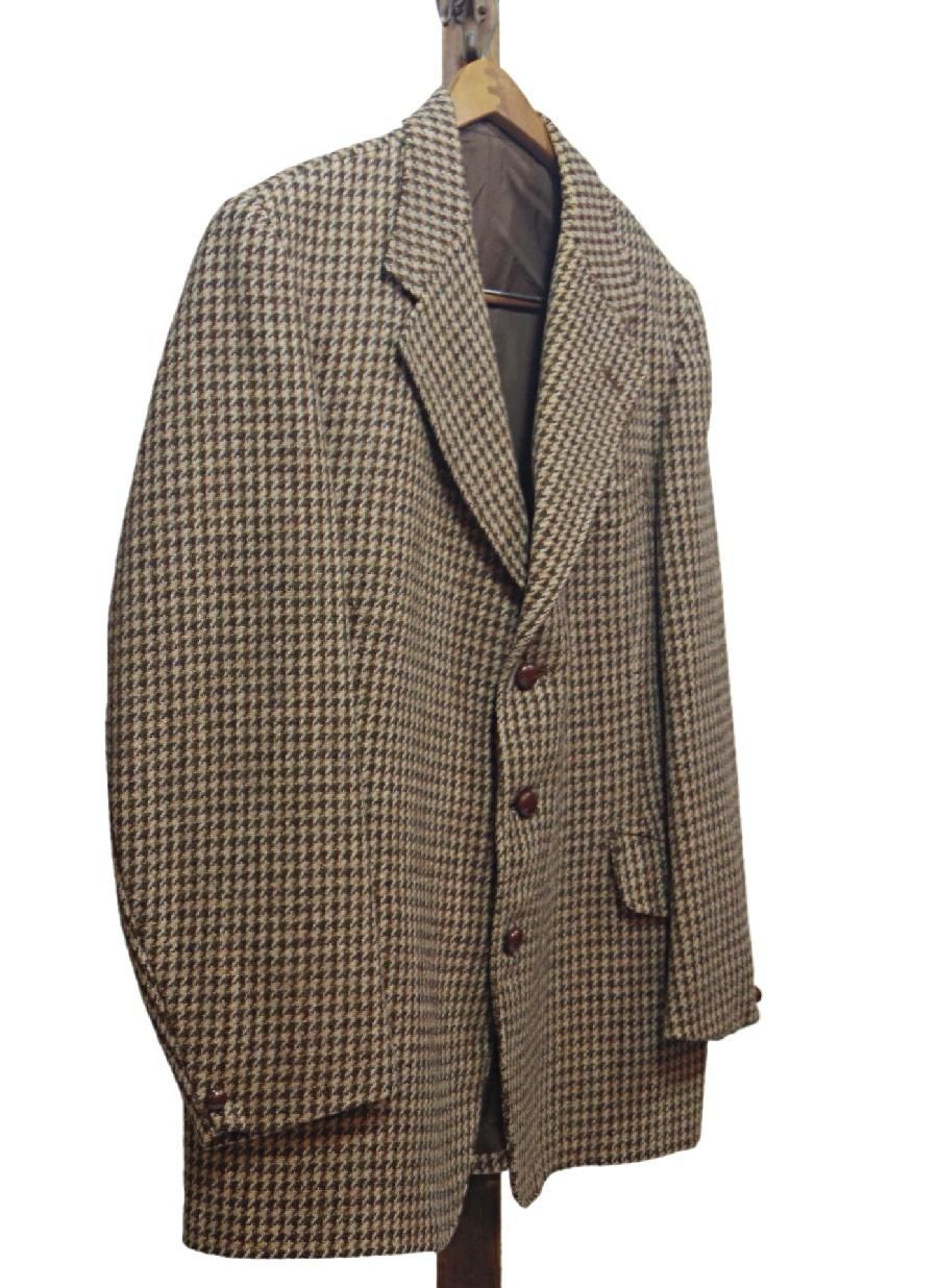 Harris Tweed ツイードジャケット ガンクラブチェック A7 - テーラード