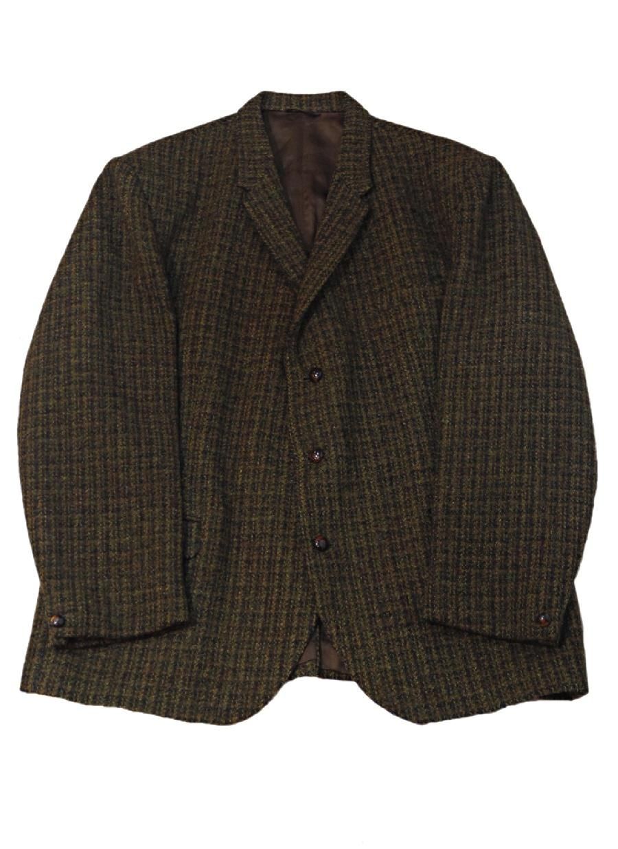 60s 英国製 ヴィンテージ Harris Tweed ハリスツイード 3釦