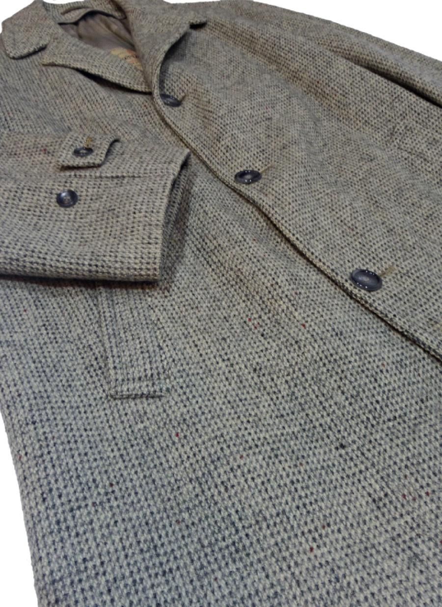 70s Harris Tweed コート ヴィンテージ古着 70s Harris Tweed ハリス ツイード old ウール チェスター