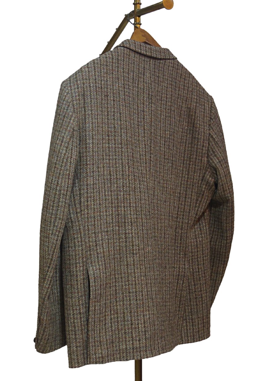 70s 英国製 ヴィンテージ Harris Tweed ビッグサイズ ハリスツイード