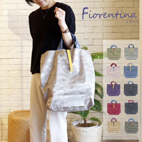 Fiorentina：ポリエステルジャガードエコバッグ - Bag shop idee