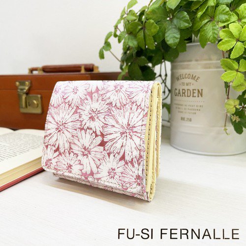 FU-SI FERNALLE ： “SANTERO” 三つ折財布 【PINK】 - Bag shop idee