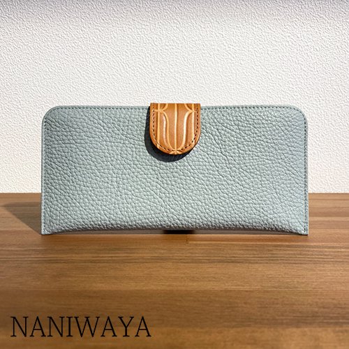 浪速屋商店：スマート長財布【ブルー】 - Bag shop idee