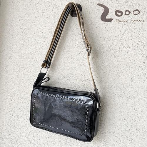 ドゥミル エナメル 2WAYバッグ ドゥミル エナメル 2WAYバッグ 再入荷！DEUX MILLE ドゥミル 2way