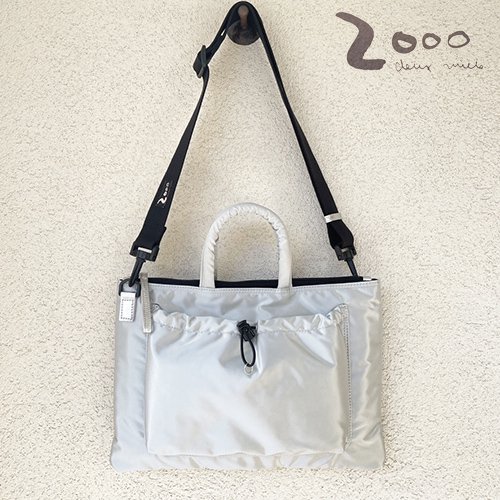 DEUX MILLE：2wayナイロンショルダーM2【SV】 - Bag shop idee