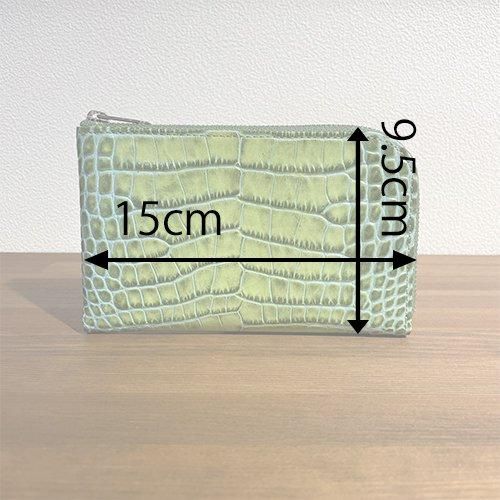 アイソラ　isola　財布　L字　牛革　カーリⅡ　グリーン　MYKONOS アイソラ isola 財布 L字 牛革 カーリⅡ グリーン MYKONOS Isola