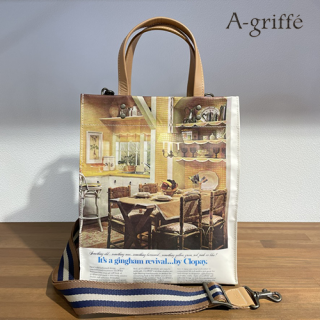 <img class='new_mark_img1' src='https://img.shop-pro.jp/img/new/icons30.gif' style='border:none;display:inline;margin:0px;padding:0px;width:auto;' />AgriffeVintage magazine 2wayDining/Wallpaper