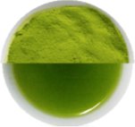 粉末緑茶の写真
