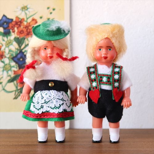 オーストリア チロル民族衣装のミニチュアドールセット - tekuteku東欧
