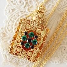 ボヘミアガラスの香水瓶 - tekuteku東欧雑貨店