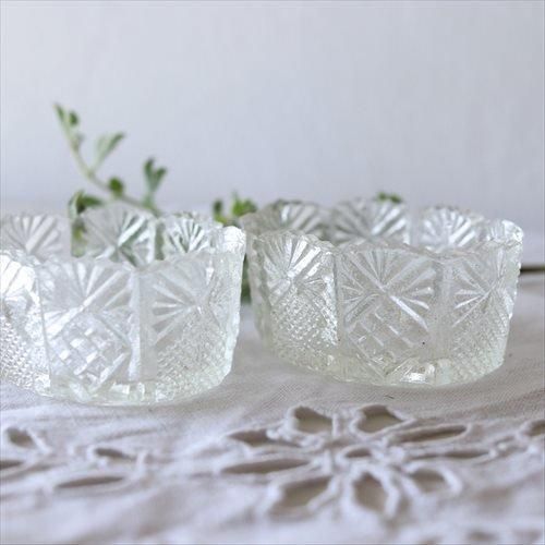 ドイツ ヴィンテージ ガラスの小さな器 - tekuteku東欧雑貨店