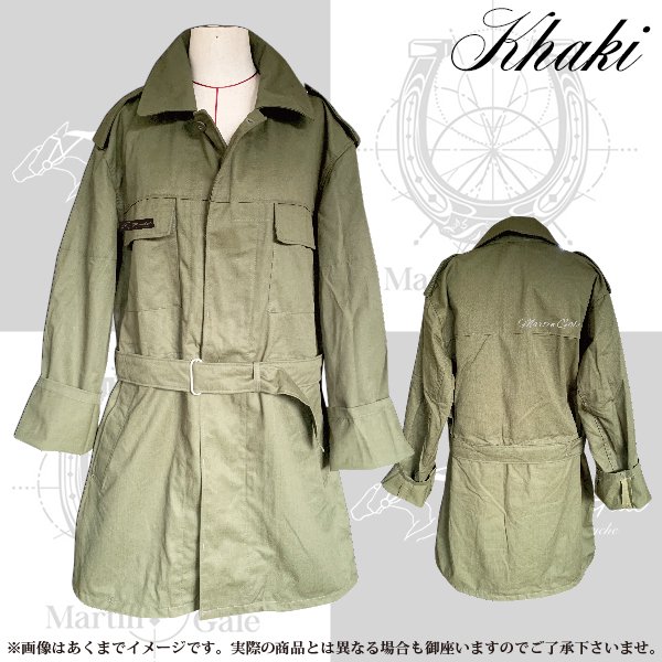 MartinGale】マルタンガールミリタリーハーフコート＜KHAKI＞