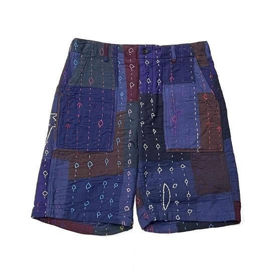 エンジニアドガーメンツEG Fatigue Short ダークネイビー　Mサイズ Fatigue Short - CL Java Cloth(M(MEN) Dk.Navy/ダークネイビー