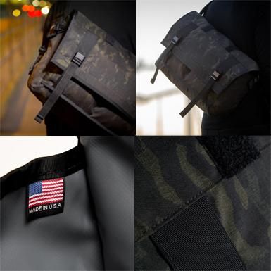 VVIVID+ Black Stealth Camouflage Medium Pattern