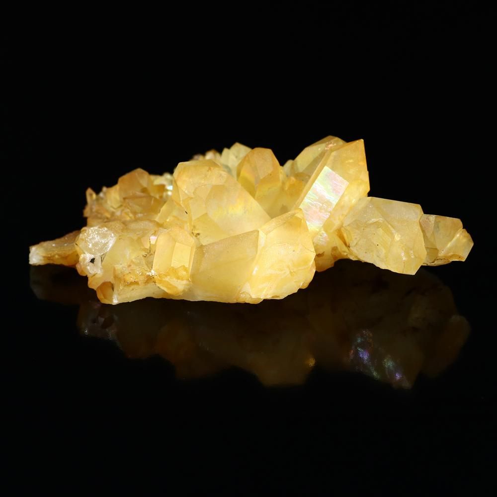 アメリカ・アーカーソン州産 ゴールデンヒーラー クラスター原石(型番