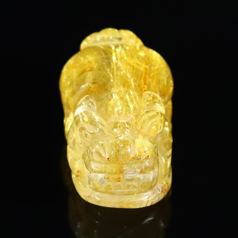 偏財運を高めるゴールデンヒキュウ!!】タイチンルチルクォーツ