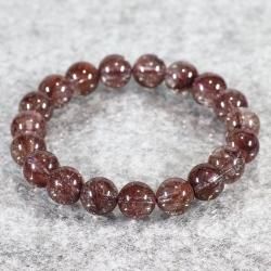ブレスレット レッドルチルクォーツ （ブラジル産） 12mm 16玉