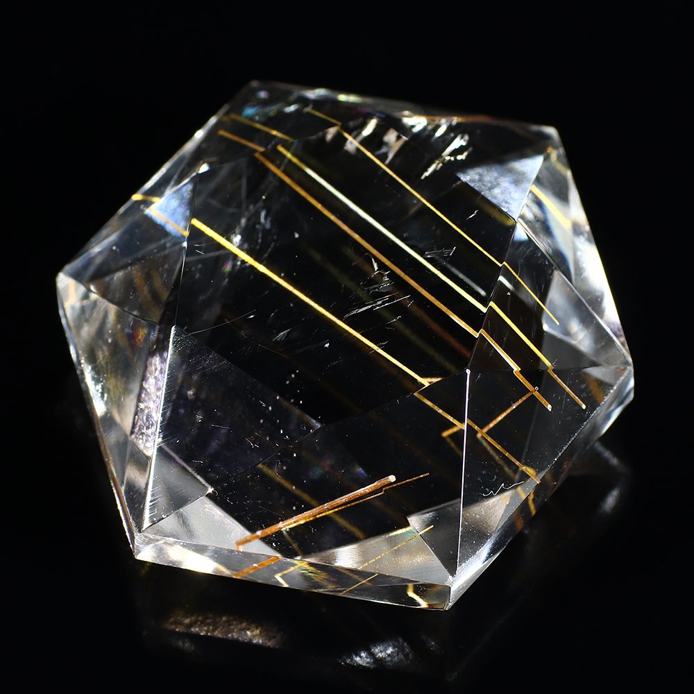 特上美品 ルチルクォーツ ジェムストーン 3.90ct ルチル ルース 裸石