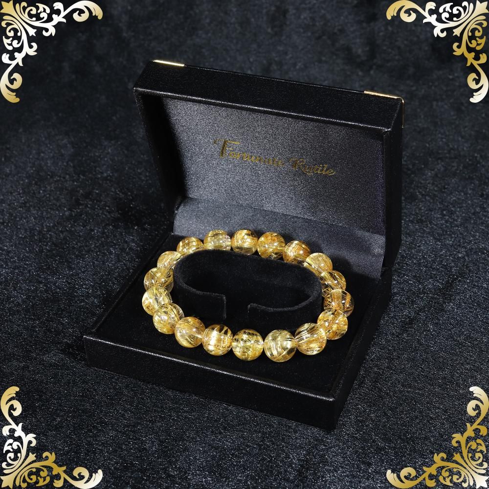 王道　板状タイチンルチルブレスレット　9 _様 王道 板状タイチンルチルブレスレット 9 _様王道板状