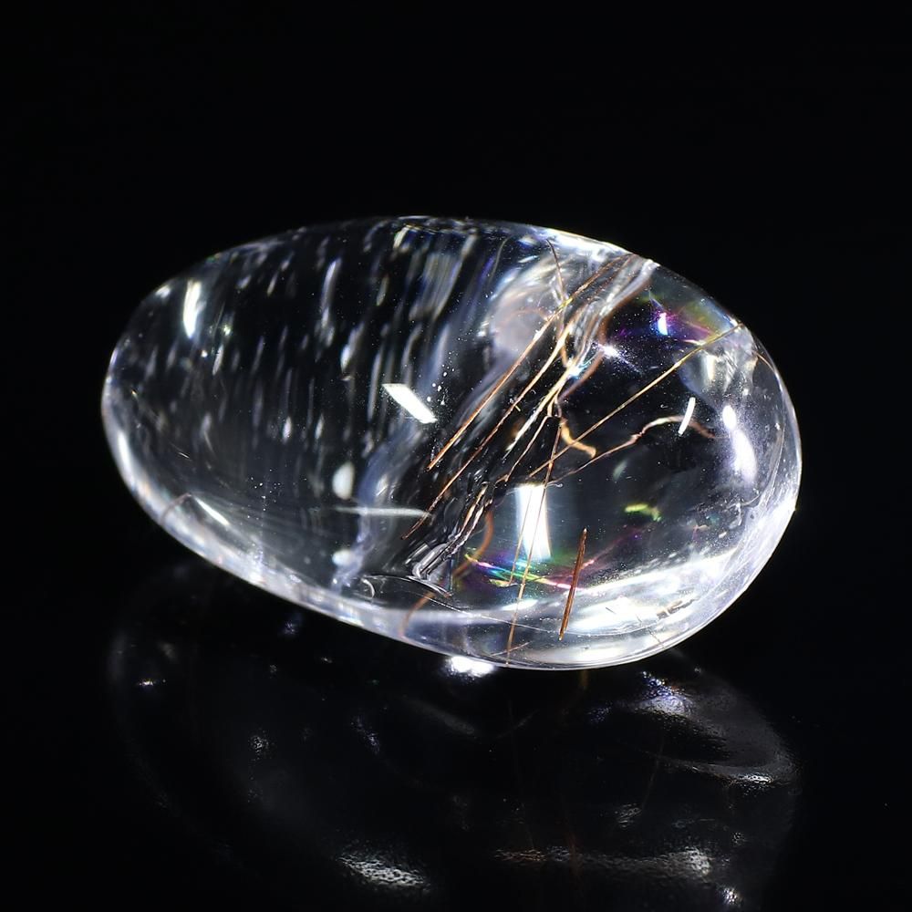 ブラウンルチル　原石カテドラルレインボー入珍しい希少価値‼️9/1迄大特価SALE ブラウンルチル 原石 カテドラルレインボー入 珍しい希少価値