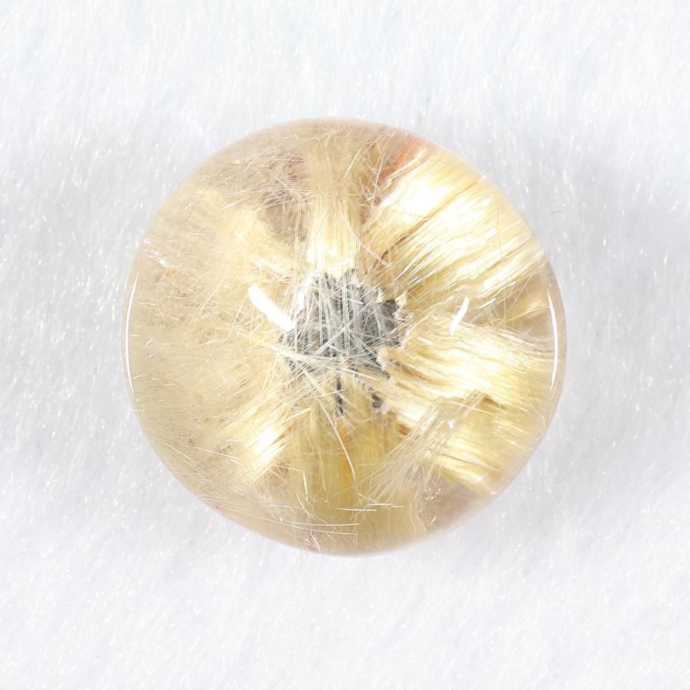 【金・財運・引き寄せ】希少！太陽！タイチンルチル⭐️フリーフォーム⭐️R204 超入手困難】スター状・太陽放射タイチンホワイトゴールドルチル