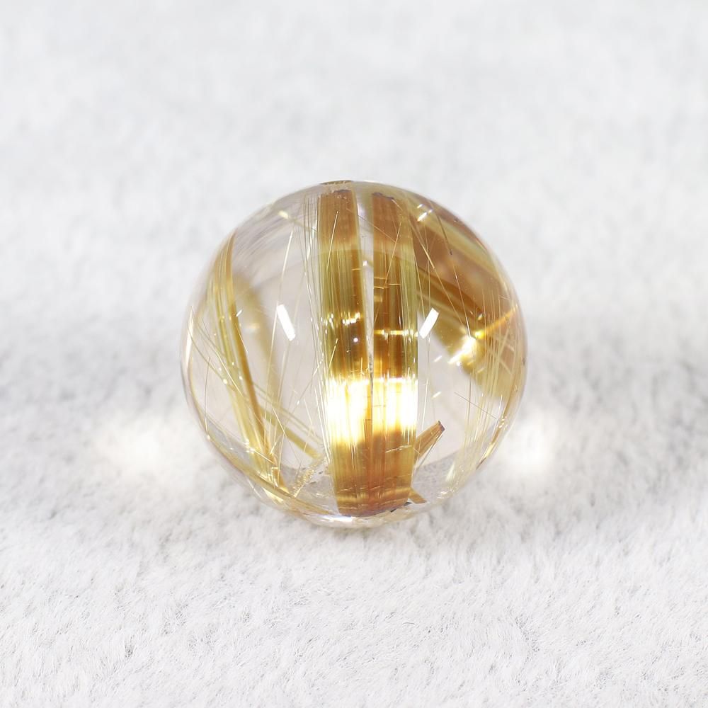 板状タイチンルチルの力強く美しい光沢】タイチンルチルクォーツ