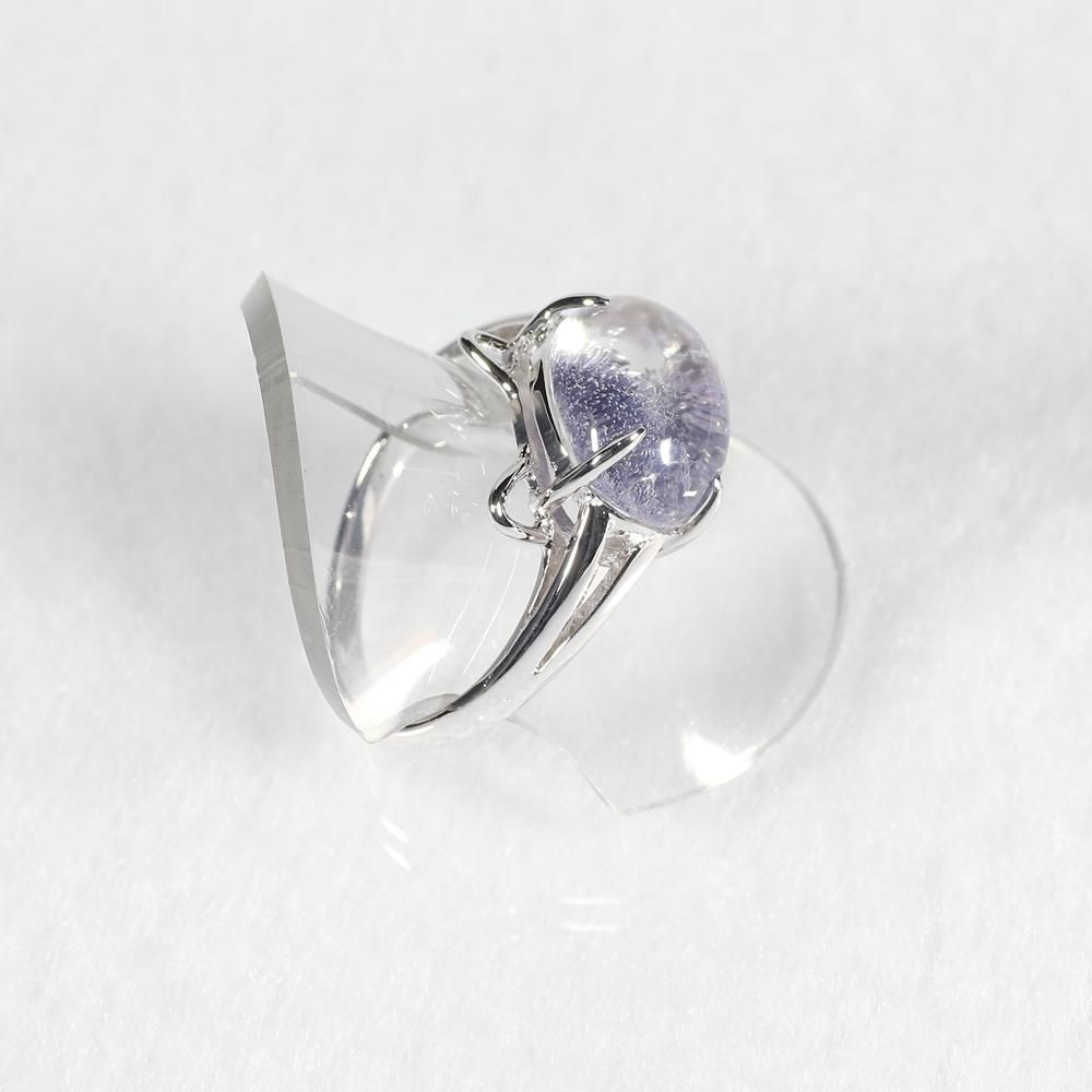 オーダーメイド品】デュモルチェライトインクォーツ SV925 猫耳