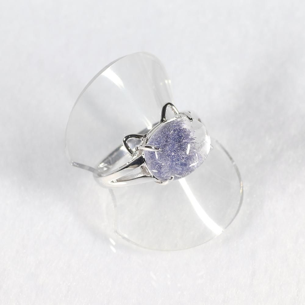 オーダーメイド品】デュモルチェライトインクォーツ SV925 猫耳