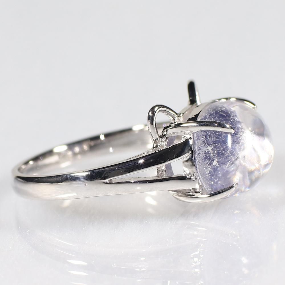 オーダーメイド品】デュモルチェライトインクォーツ SV925 猫耳