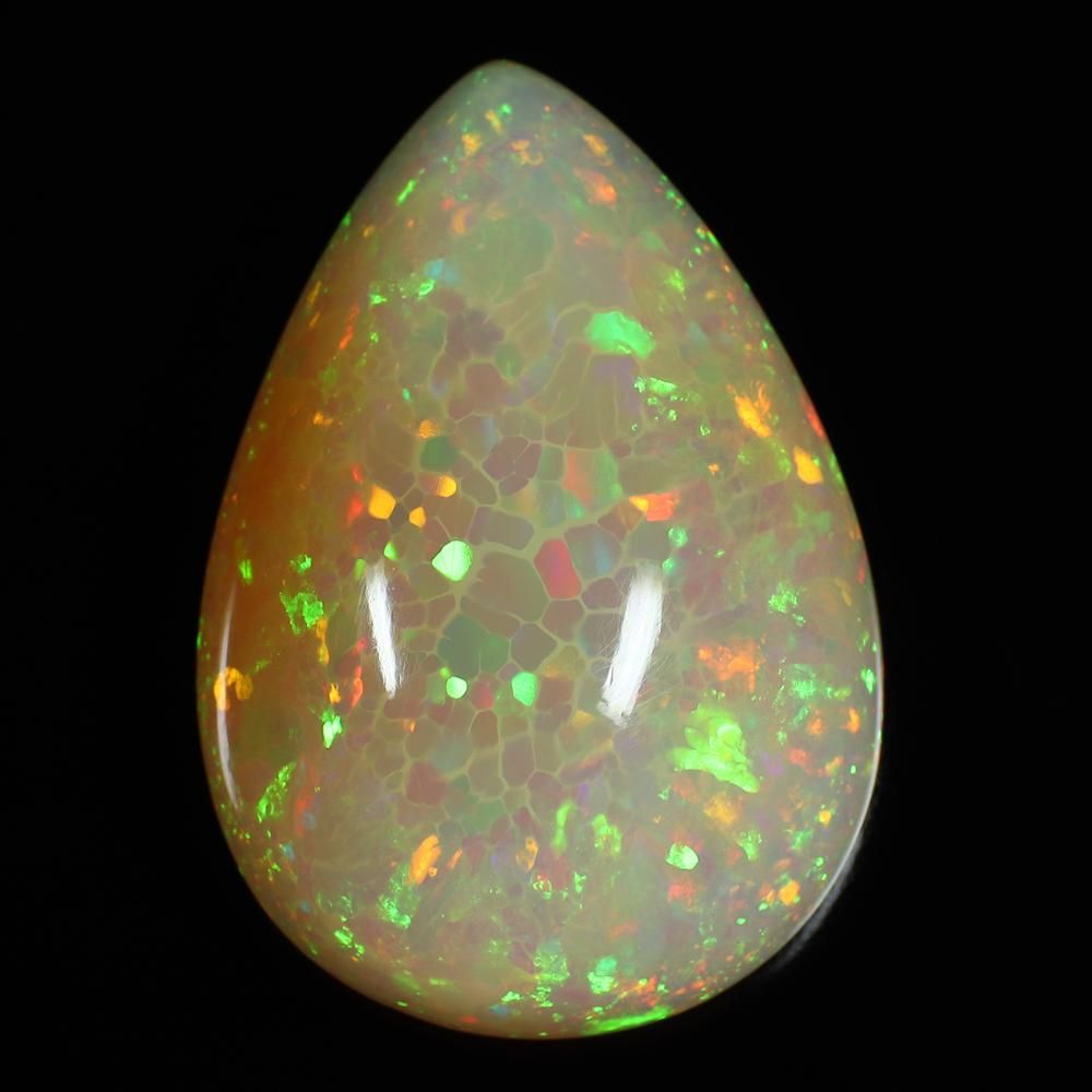 最高級/宝石品質】エチオピア産ハニカム・オパール 46.70ct ペア