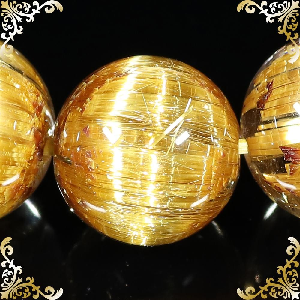 プレミアムjí(ジン)タイチンキャッツアイルチルクォーツ 12mm