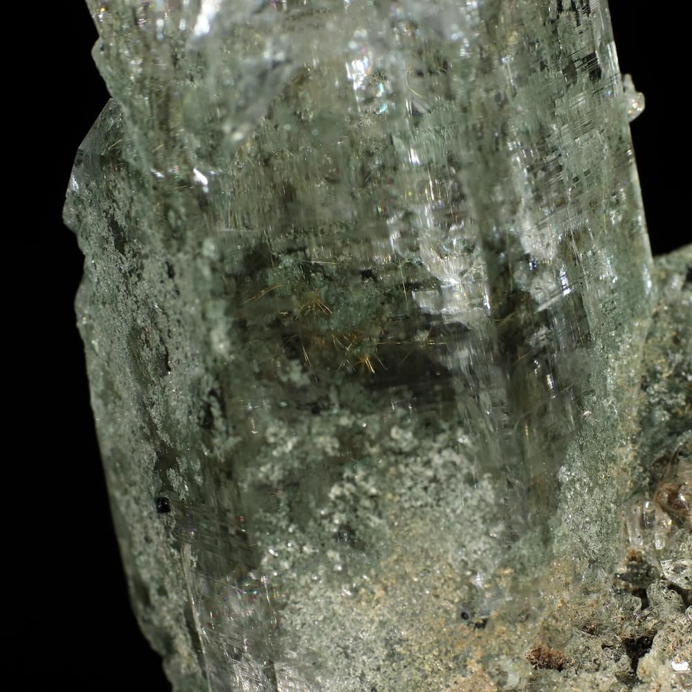 最高品質】インド・マニハール産ルチル入りヒマラヤ水晶クラスター原石