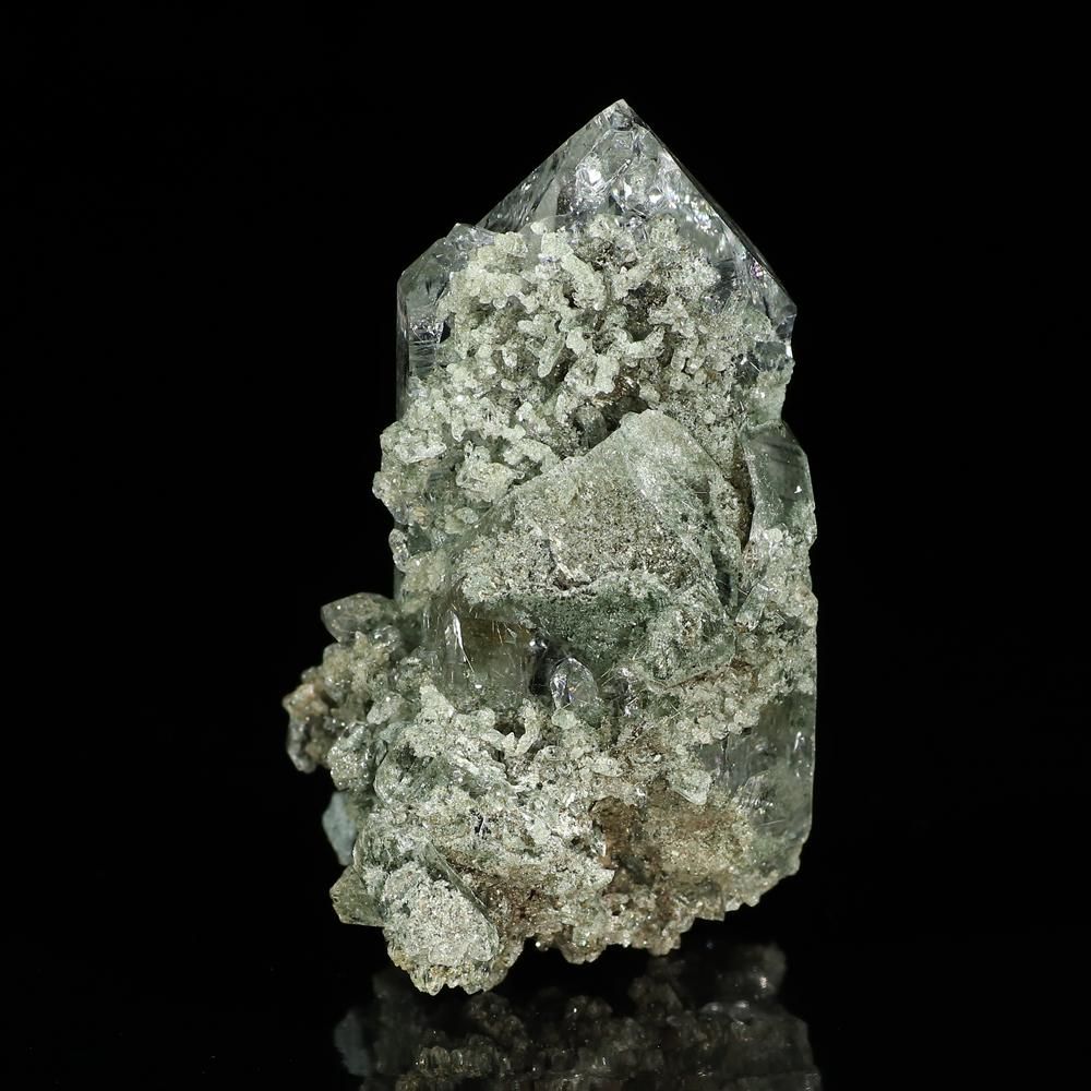 最高品質】インド・マニハール産ルチル入りヒマラヤ水晶クラスター原石