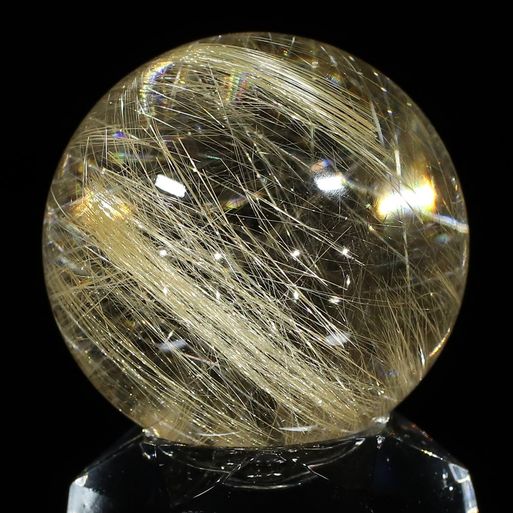 美しい水晶の透明感とルチルの煌めき】ブロンドヴィーナスヘアールチル 