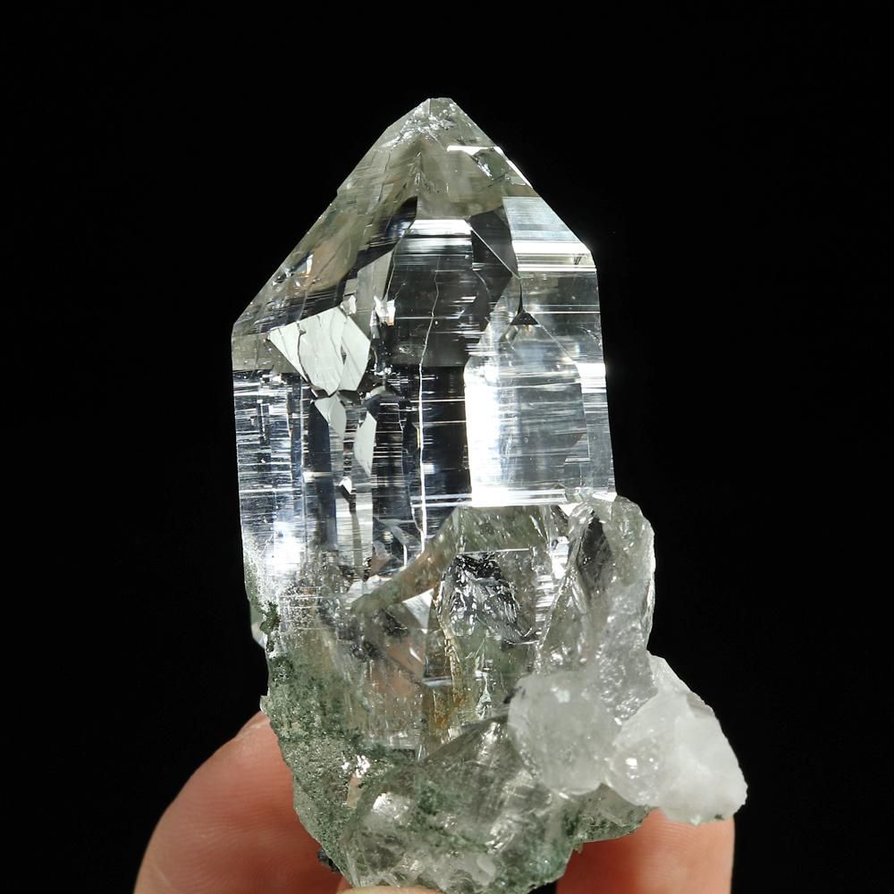 *光いっぱい* マニハール産 ヒマラヤ水晶 アナテース 高品質】マニハール産 ヒマラヤ水晶/アナテース共生
