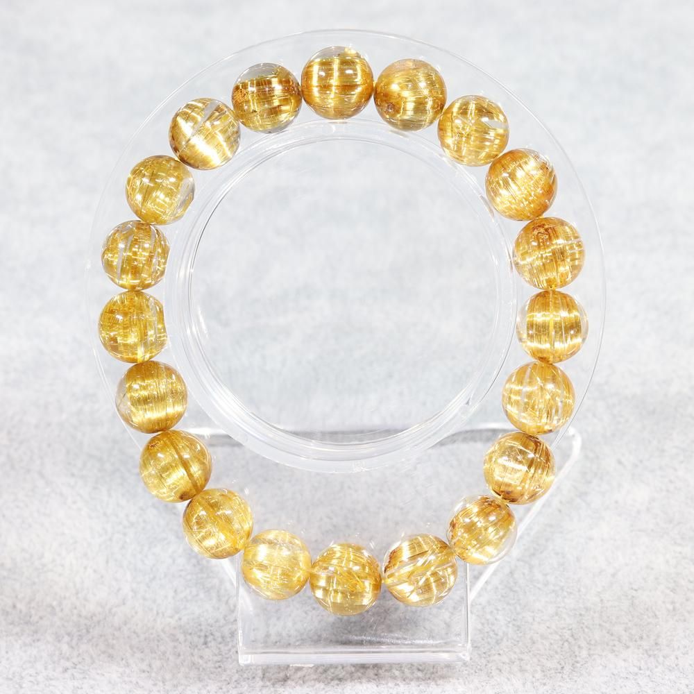 シャトヤンシー効果も出ている タイチンルチル 10ミリ 粒売り 貫通穴あり 楽天市場】タイチンルチル 10mmの通販