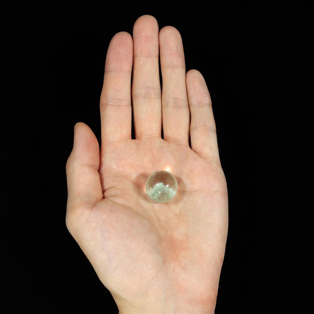 ✳︎希少スフィア✳︎グリーンファントムクォーツ スフィア 高品質]ガーデンクォーツ丸玉/ガーデン水晶スフィア（直径39.2mm