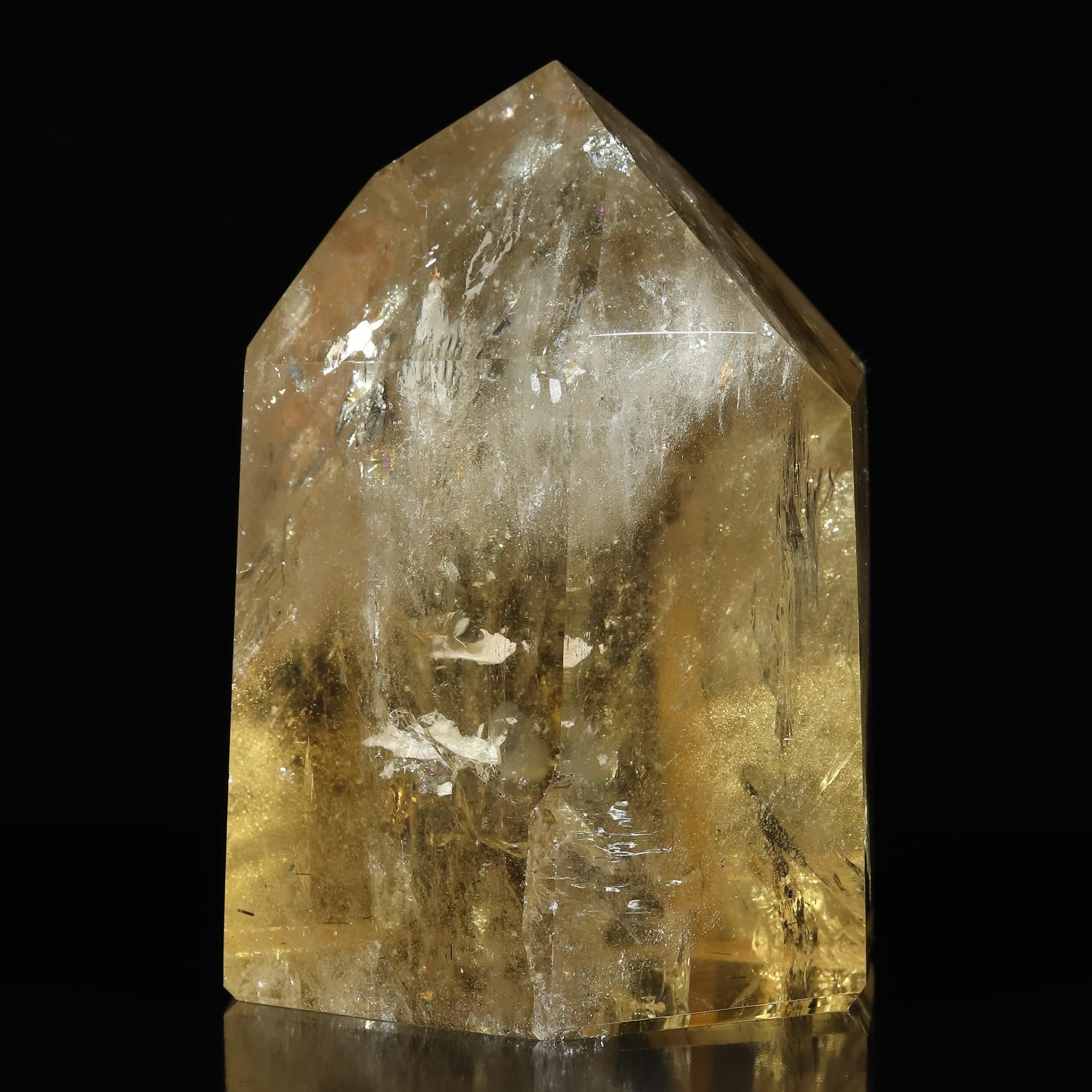 厳選一点物/非加熱】ブラジル産天然シトリン ポリッシュポイント