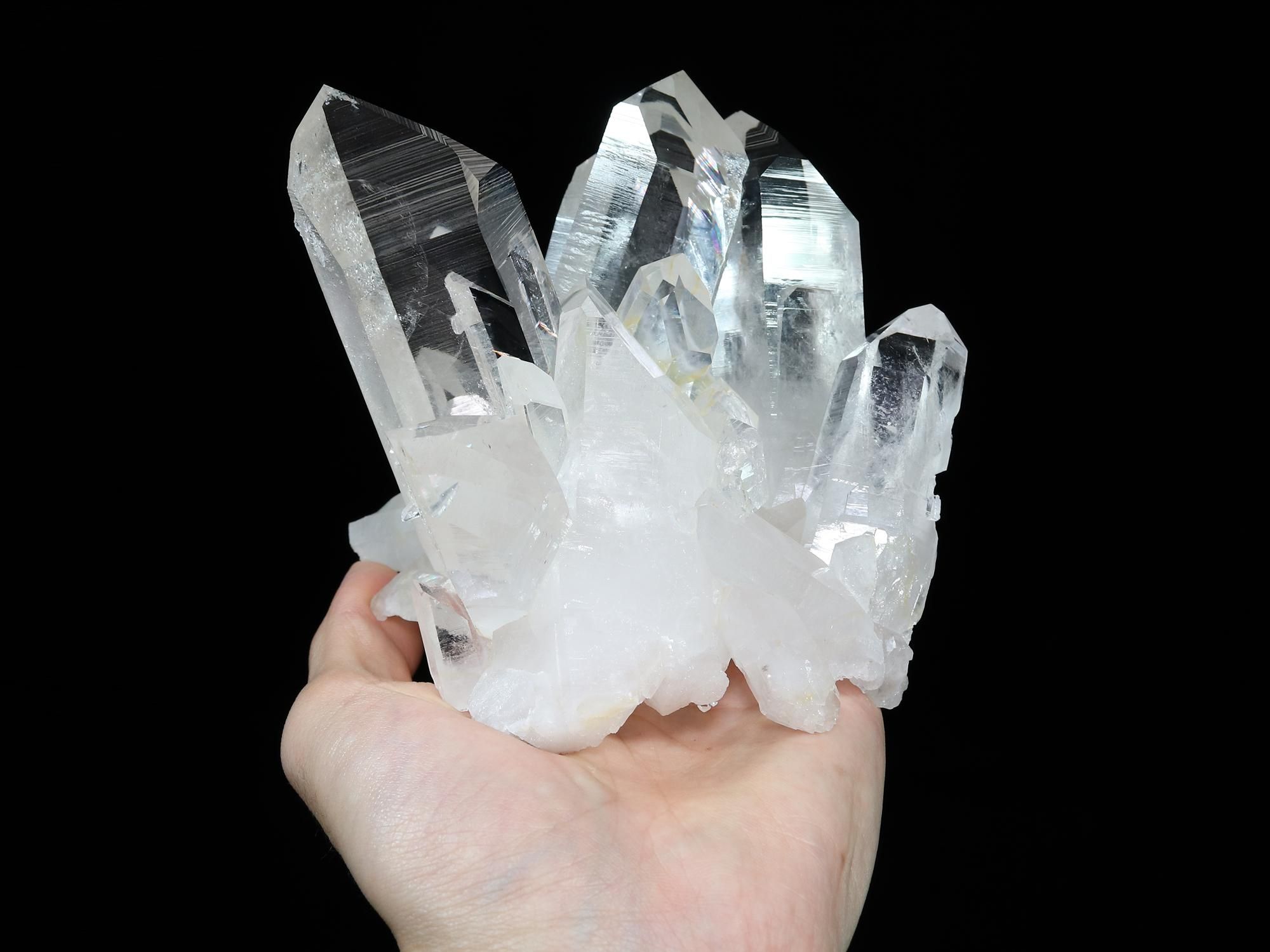 極上/高品質/超透明/光沢・照り/プリズム/太いポイントの集まり