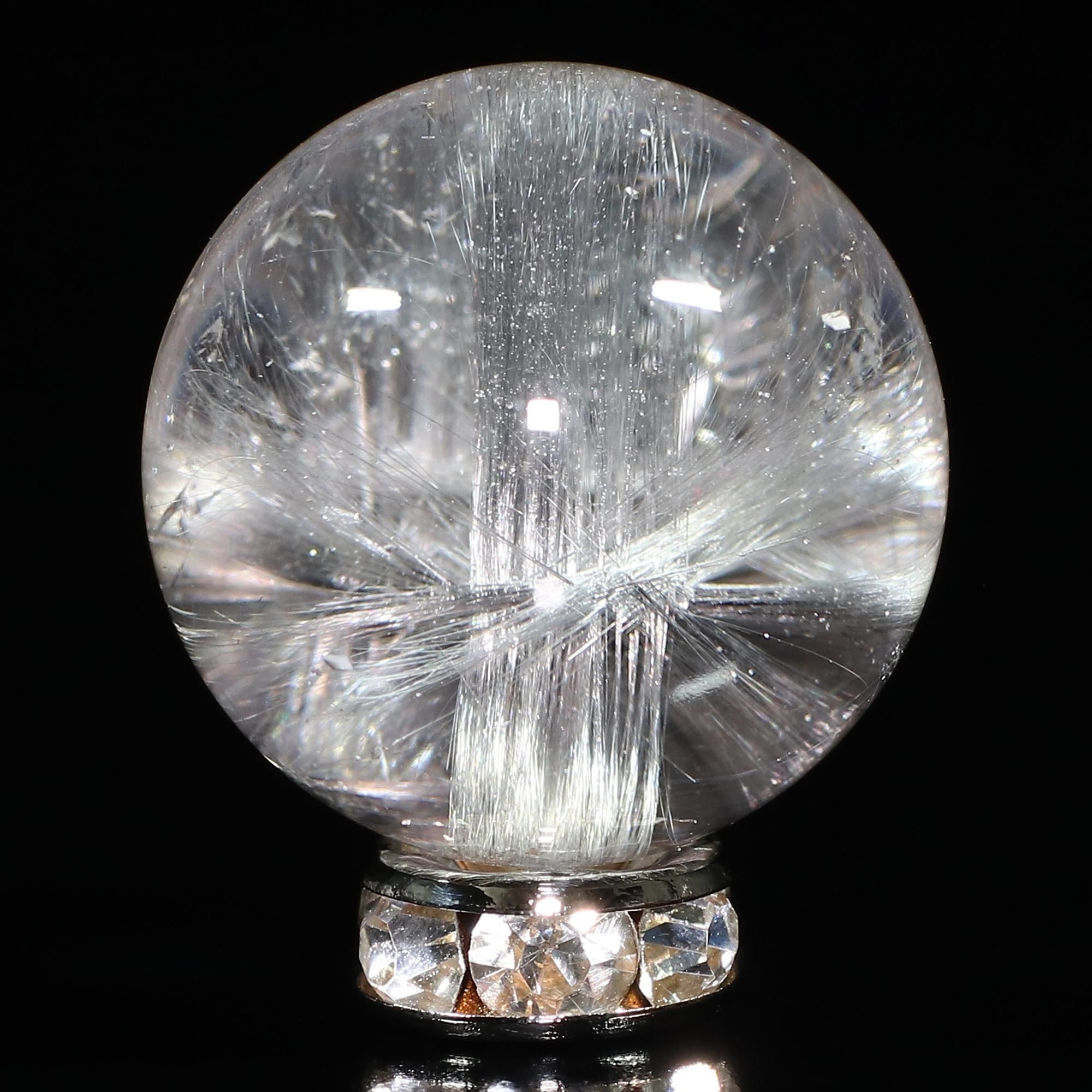 ☆(A•O•F様専用！)リッチフローライトinクォーツ 13.2ミリ珠 ビーズ①