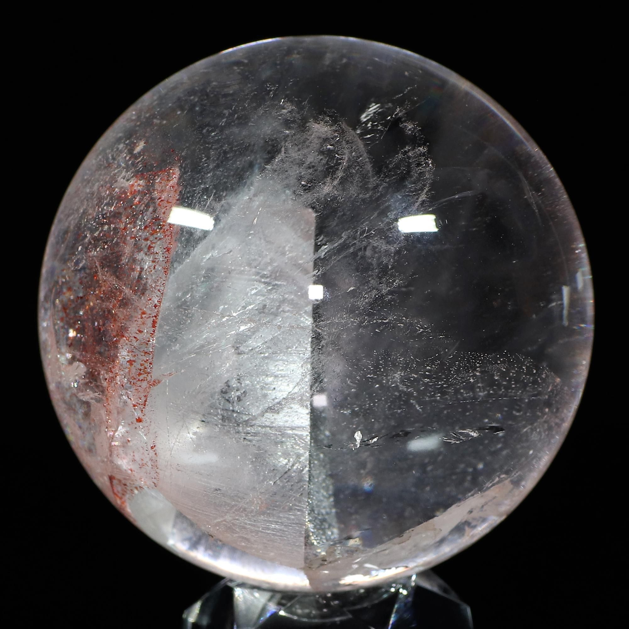 ⭐︎レピドクロサイト水入り原石　鑑別書付き マイカ（雲母）・イン・クォーツ レピドクロサイト 夢入り水晶