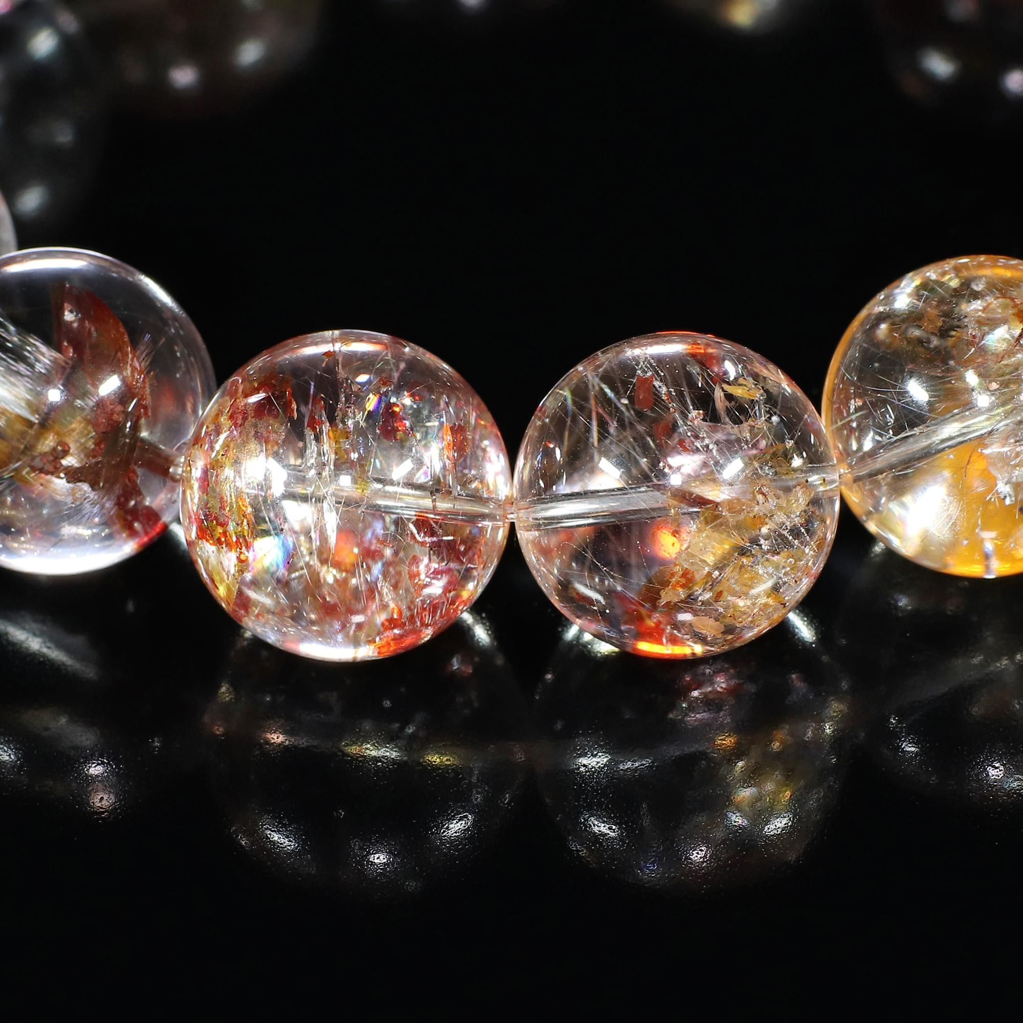 高品質+/入手困難/希少サイズ/神秘的な共生/炎を連想させるオーロラの