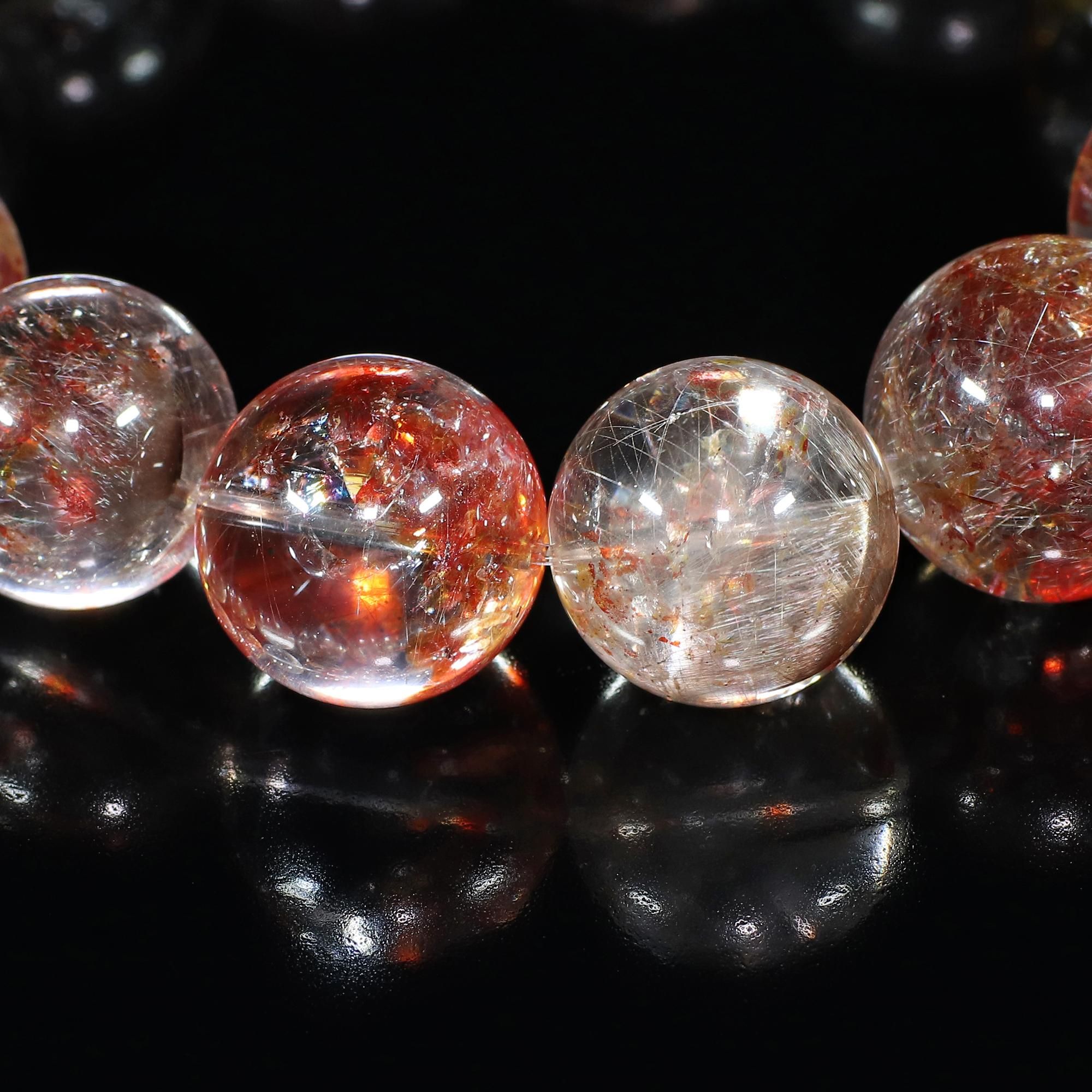 高品質+/入手困難/希少サイズ/神秘的な共生/炎を連想させるオーロラの