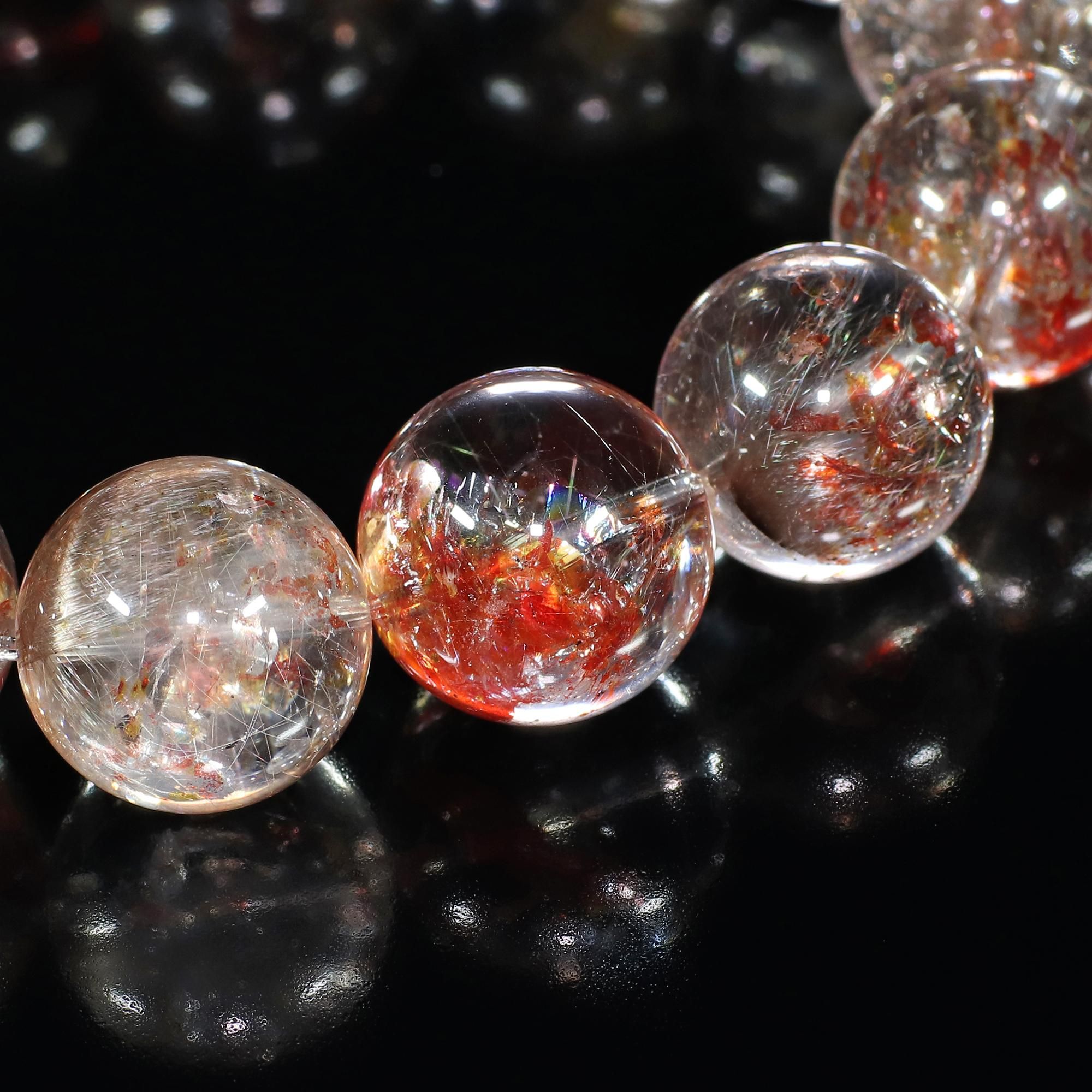 高品質+/入手困難/希少サイズ/神秘的な共生/炎を連想させるオーロラの