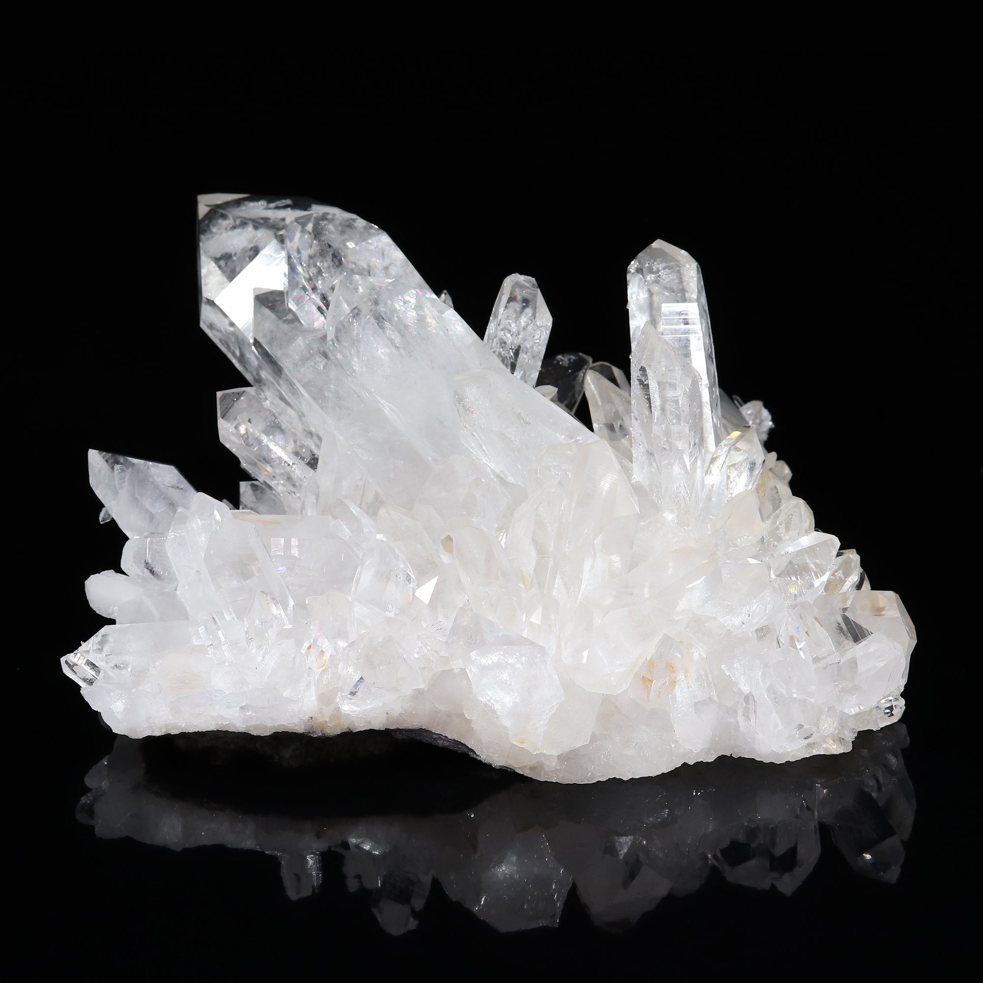 天然石 高透明 ブラジル トマスゴンサガ産 水晶 原石 ポイント クラスター