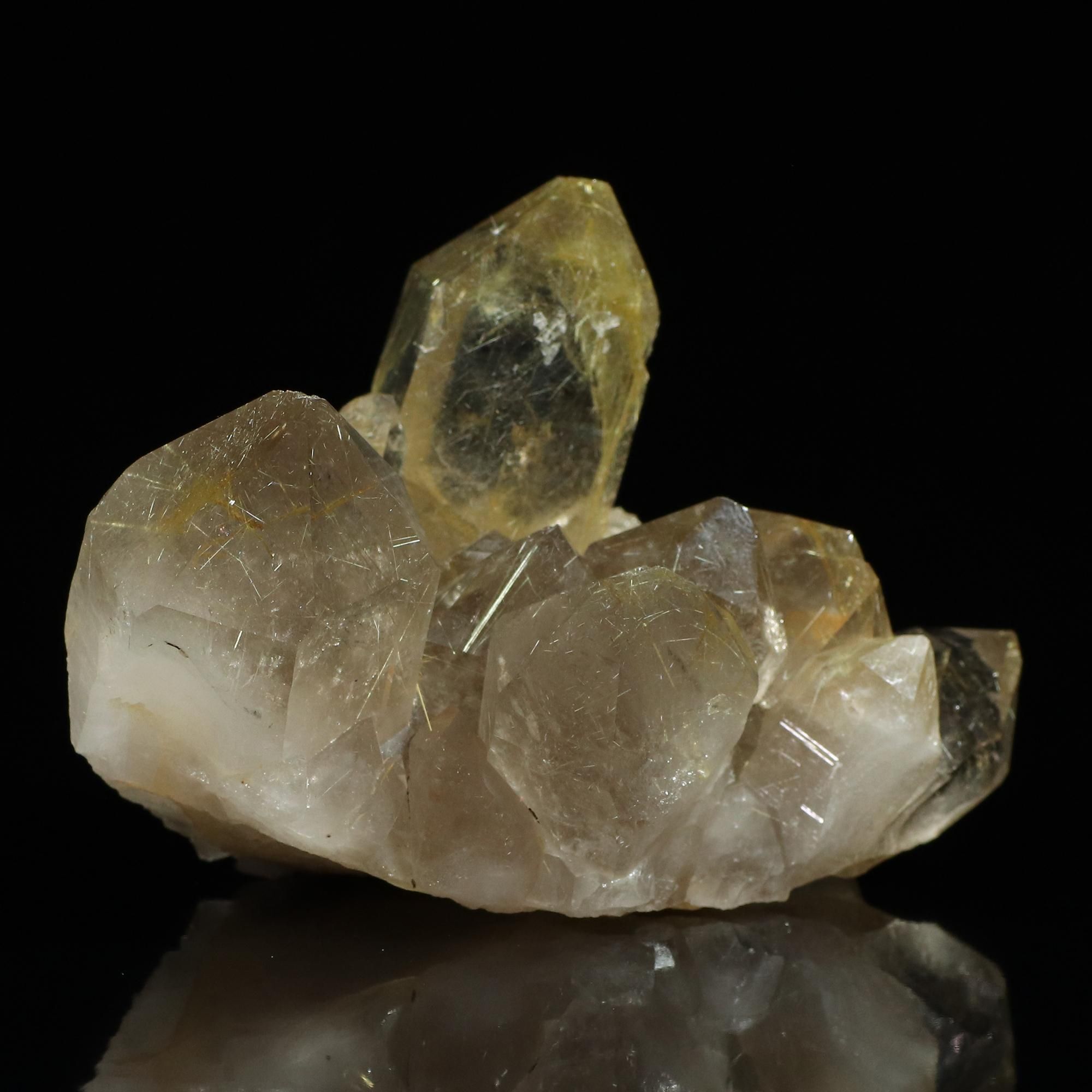 ブラジル・バイーア州産 ルチルクォーツ クラスター(レコードキーパー