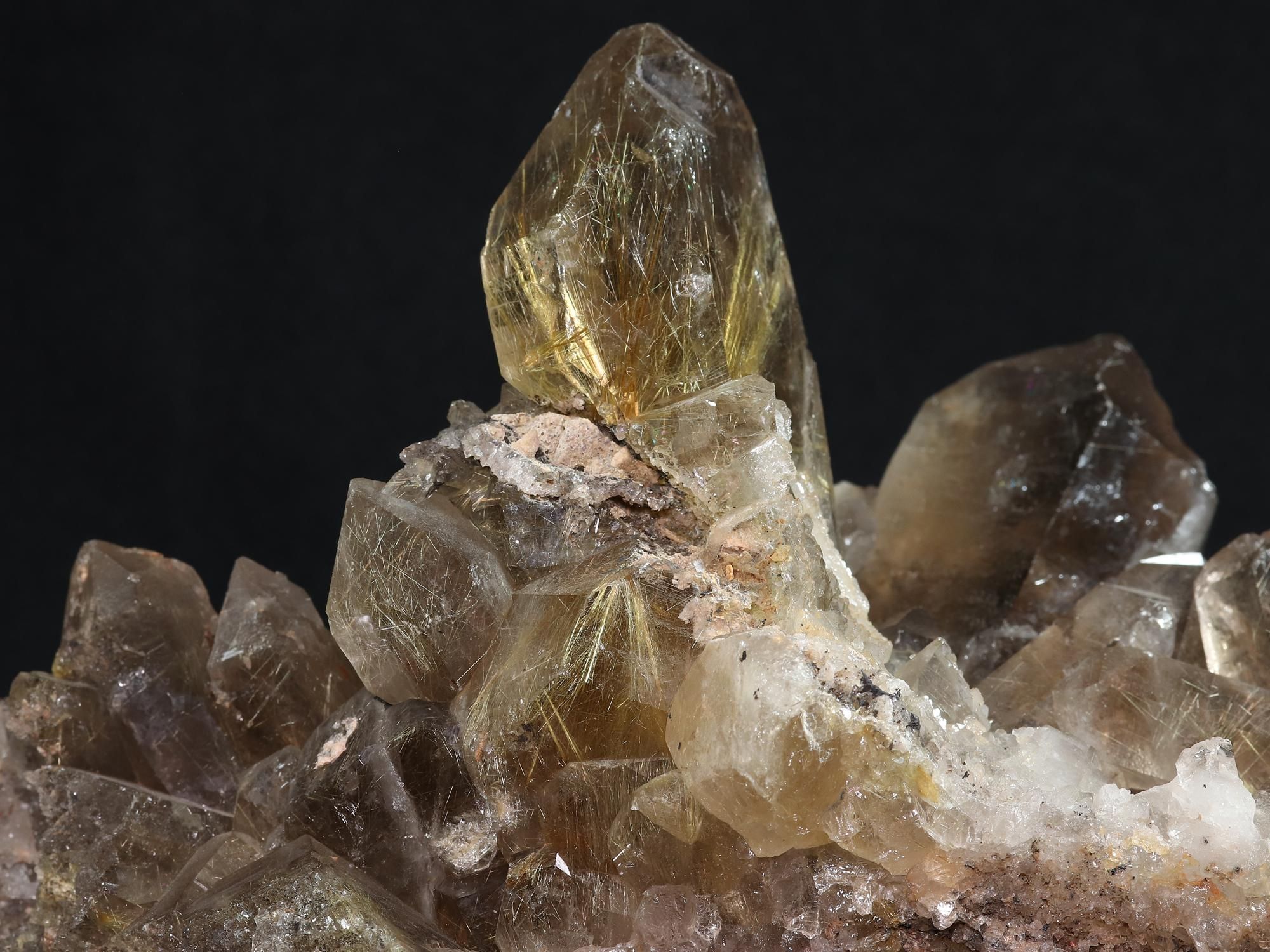 ブラジルミナスジェライス州産 ルチル(金紅石)オンクォーツ ブラジルミナスジェライス州産 ルチル(金紅石)オンクォーツ