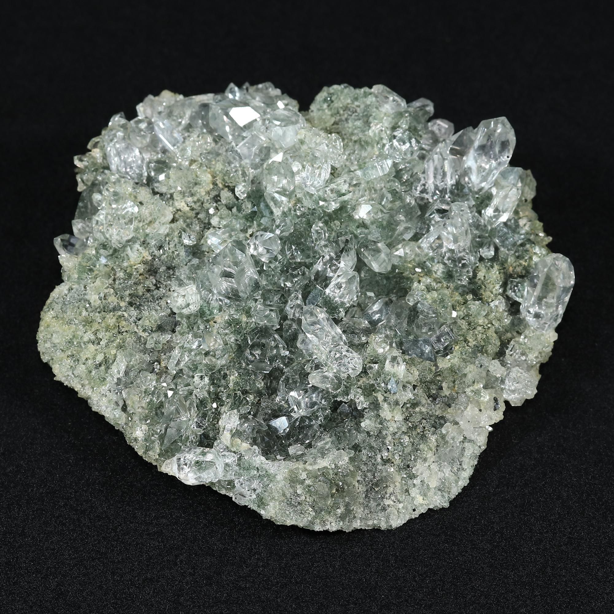 高品質/アナテース/クローライト/透明/光沢・照り】インド・マニハール