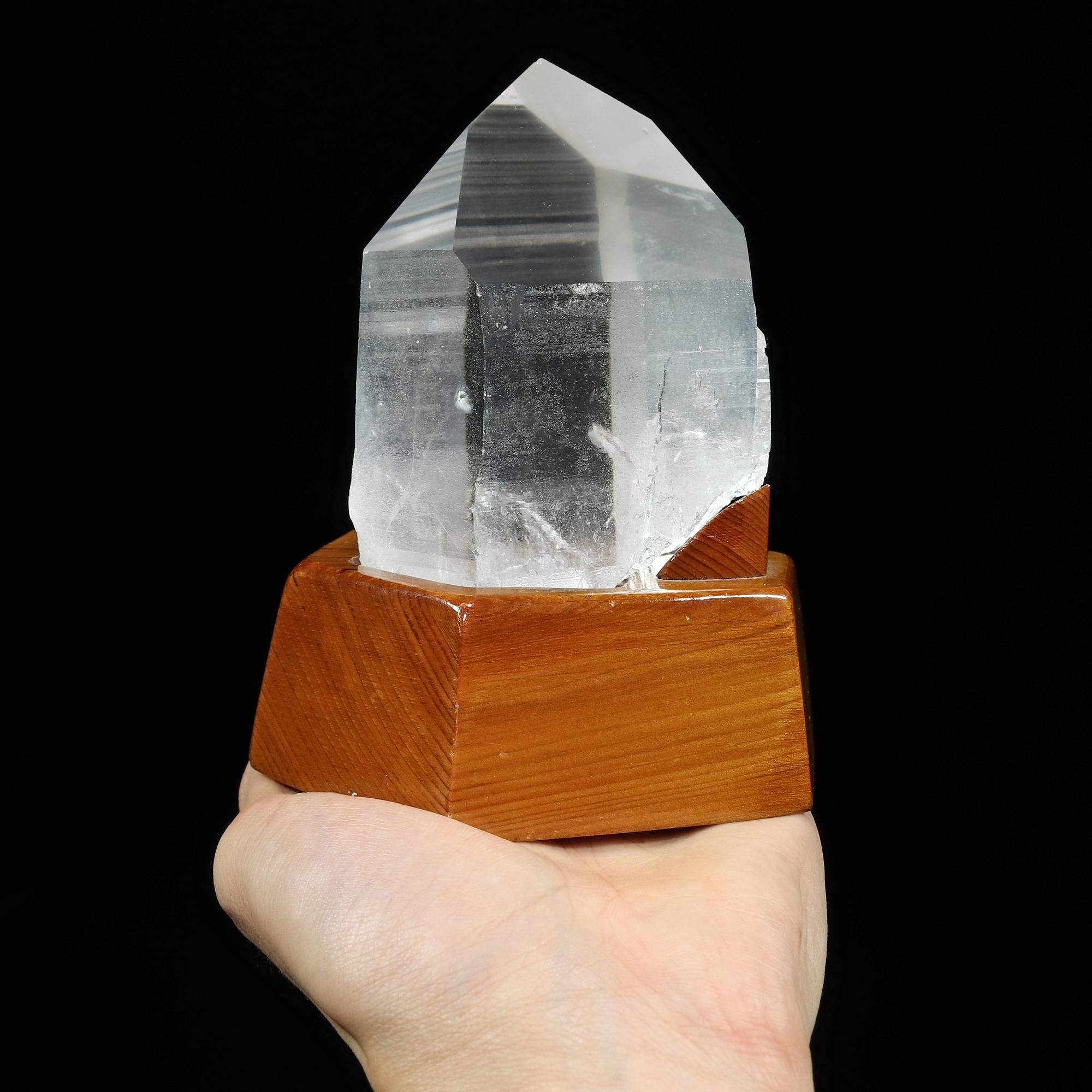 厳選一点物】ブラジル・セラドカブラル産 水晶ポイント(ファセットのみ