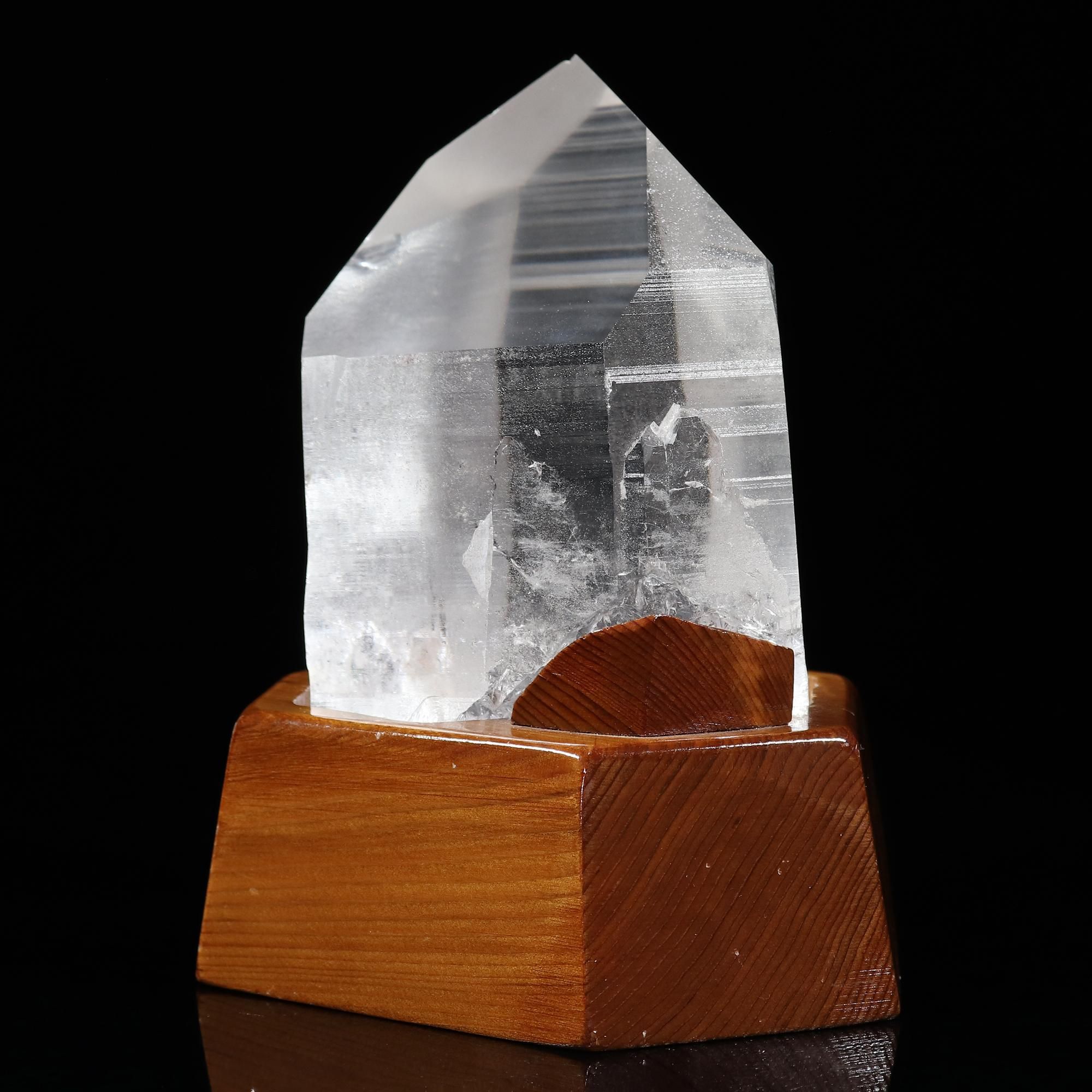 厳選一点物】ブラジル・セラドカブラル産 水晶ポイント(ファセットのみ